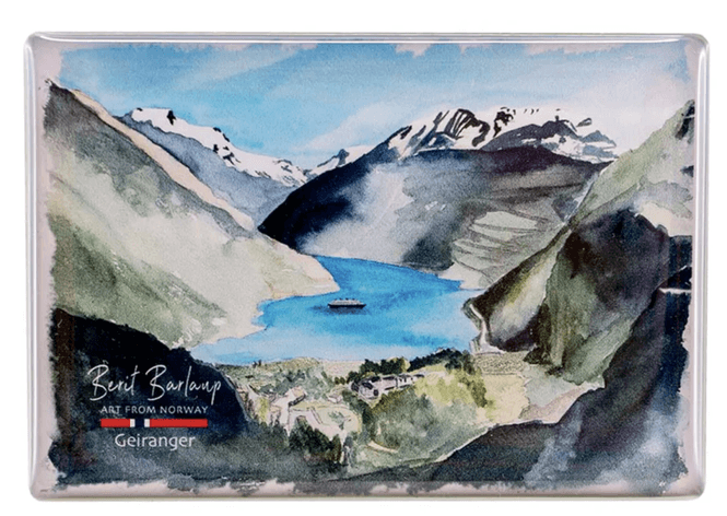 Hovedbilde Magnet med Geiranger (Berit ...