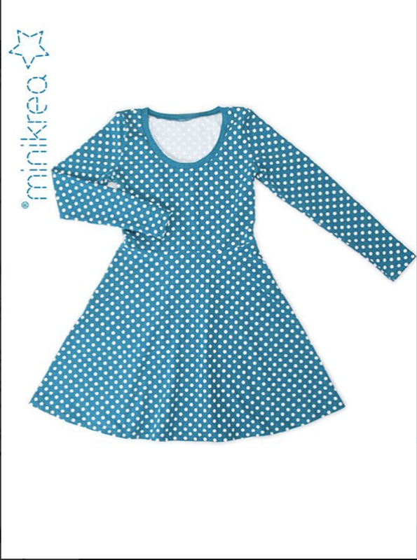 Minikrea jersey kjole 34-50 (70045)