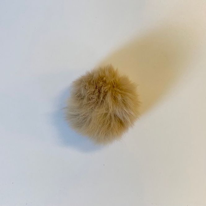 Hovedbilde Pom Pom kaninpels 60mm beige