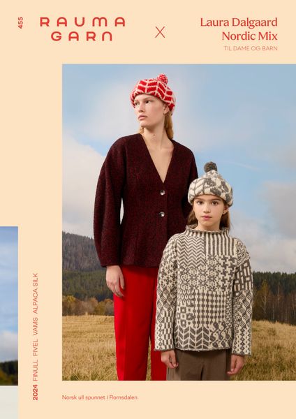 HEFTE 455 Nordic mix til dame og barn