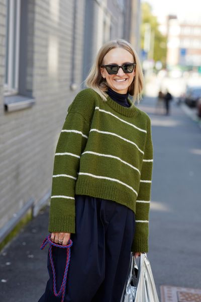 452 Uni stripegenser B garnpakke
