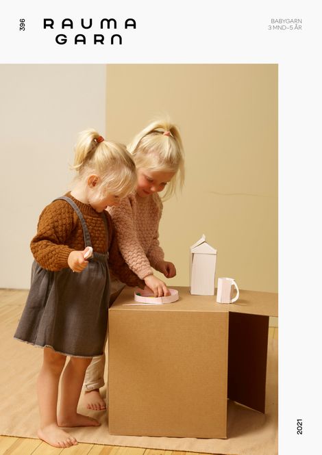 Hovedbilde Hefte 396 Babygarn småbarn