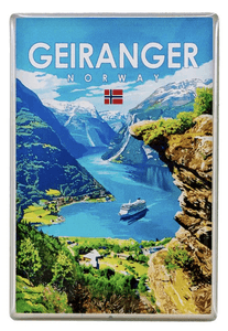 Hovedbilde Magnet Geiranger retro